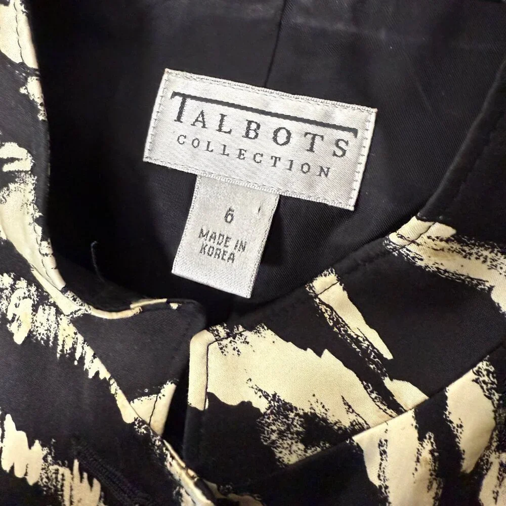 TALBOTS COLLECTION SILK BLEND BLAZER Sz. 6